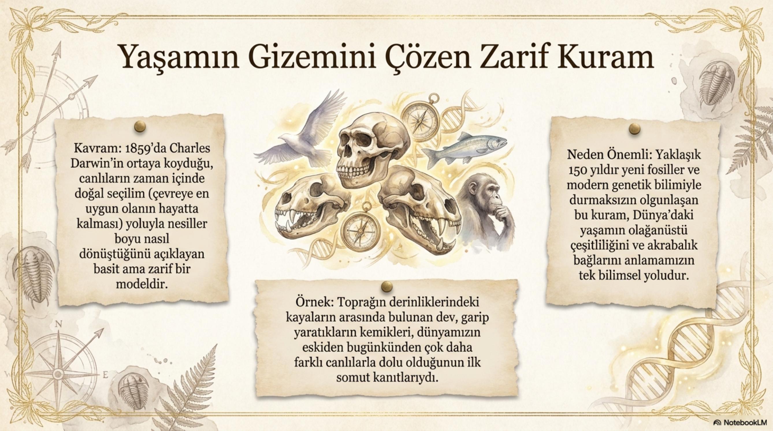 Evrimin Bilimi — açılış slaytı