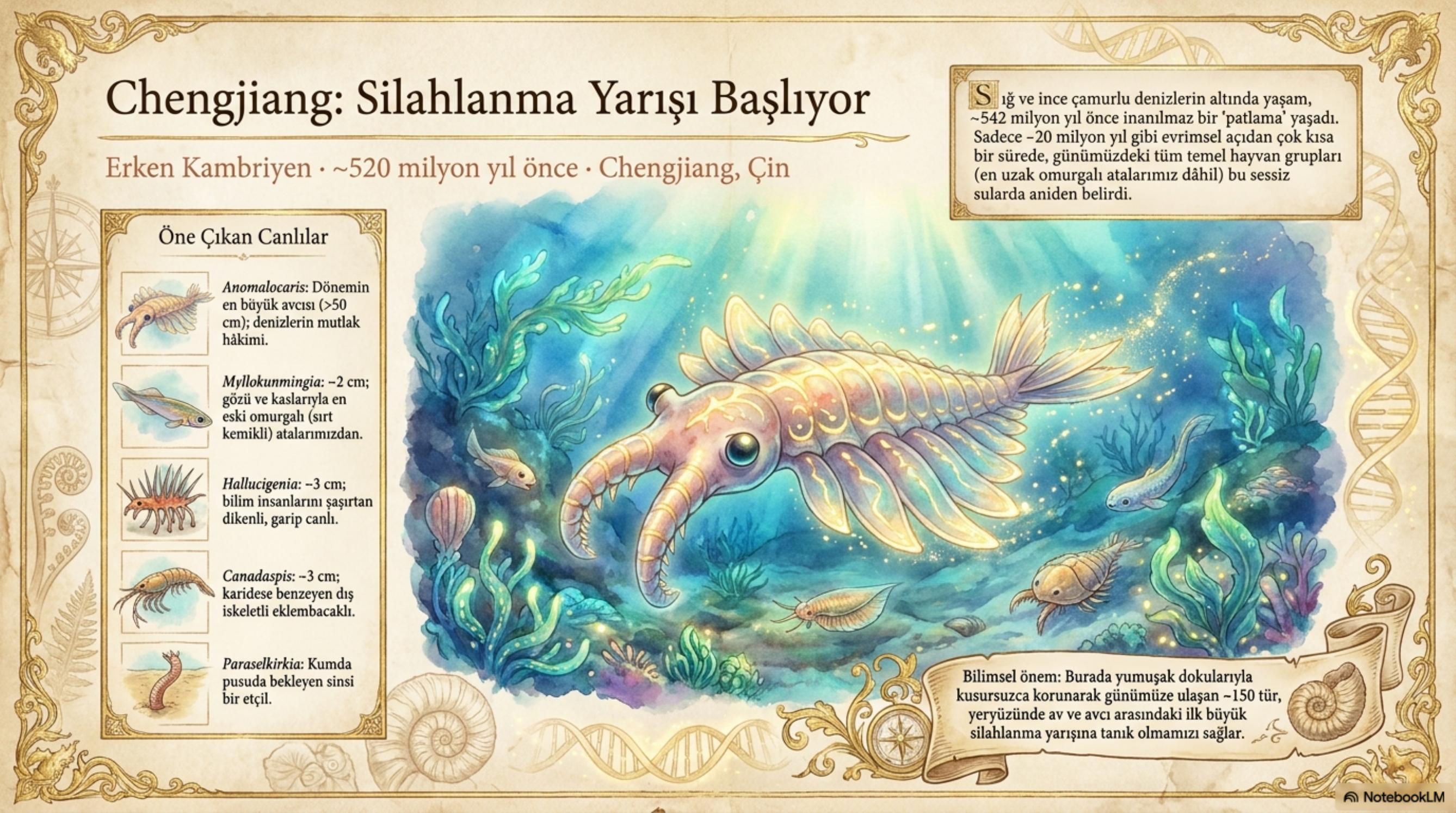 Kambriyen Patlaması — açılış slaytı